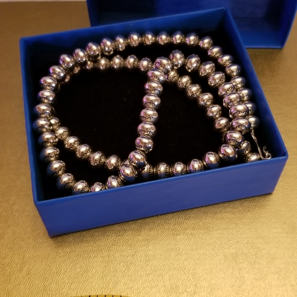 Sterling Silver Native Necklace
